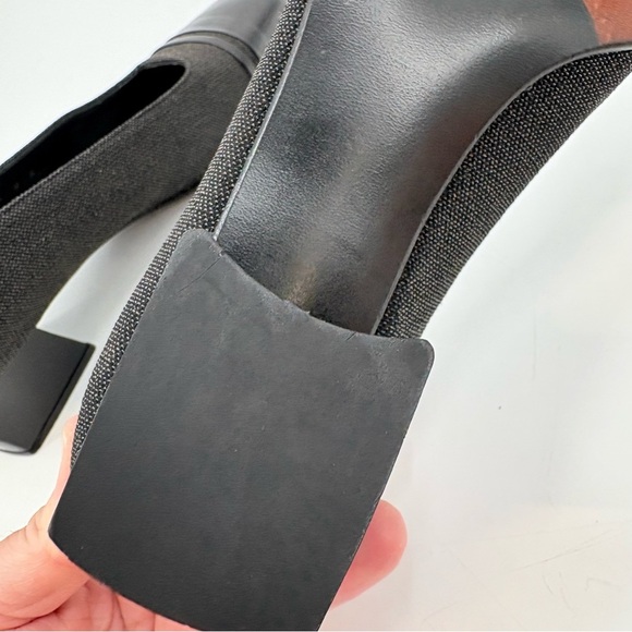 Stuart Weitzman Square Toe Block Heel Pump Size 8B - Picture 9 of 10